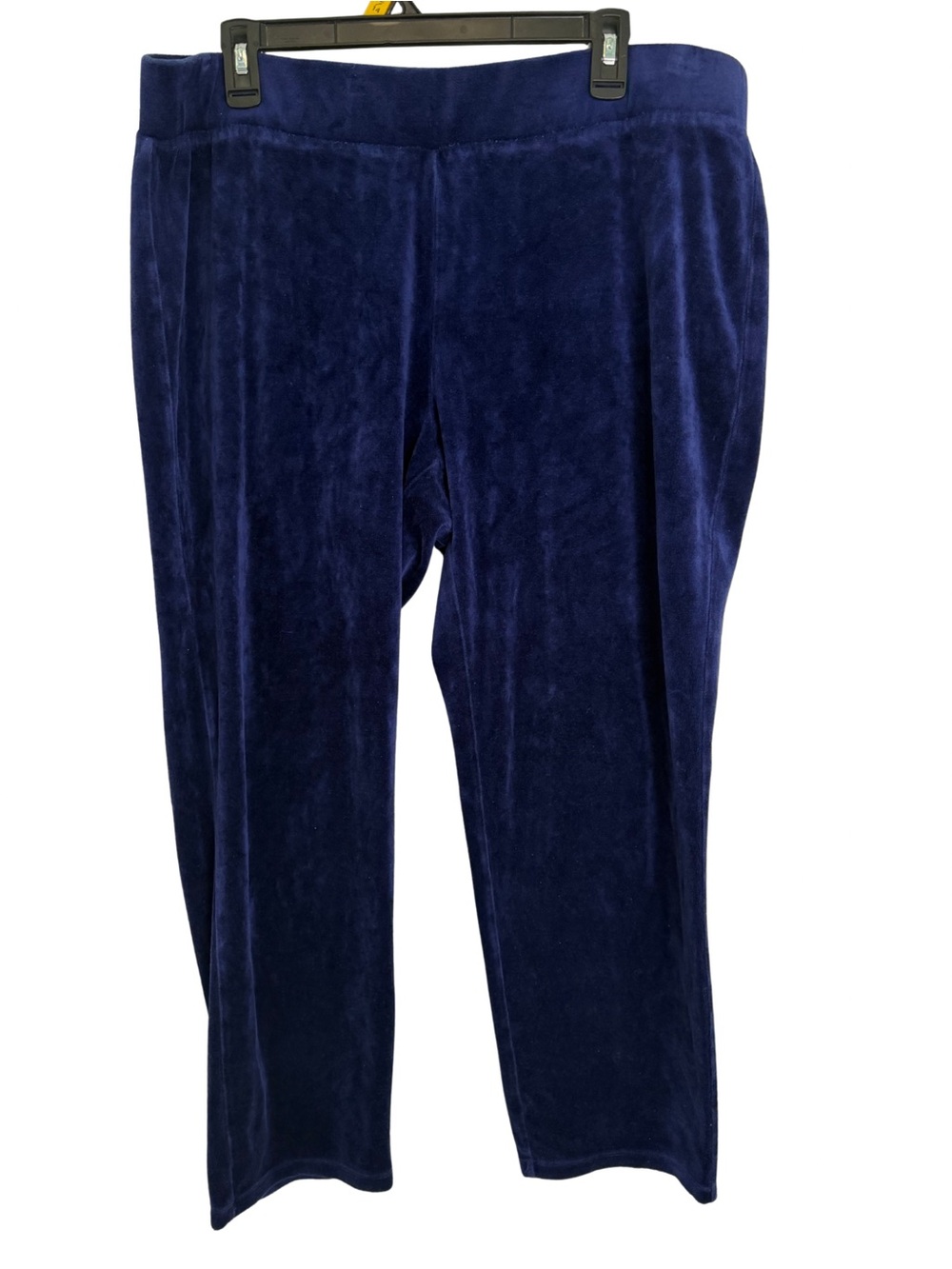 Talbots Plus Petite Dark Blue Velour Pants Size 2XP
